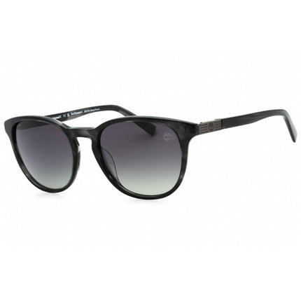 Timberland Men's Sunglasses - Grey/Other Acetate Round Shape Full Rim | TB9319 20D ,