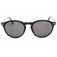 Tom Ford Men's Sunglasses - Shiny Black Plastic Round Full Rim Frame | FT0904 01A ,