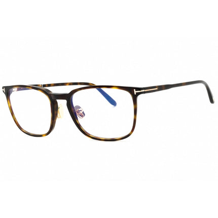 Tom Ford Men's Eyeglasses - Dark Havana Acetate Square Full Rim Frame | FT5699-B 052 ,