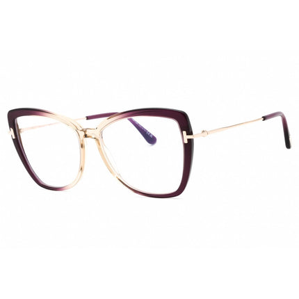 Tom Ford Women's Eyeglasses - Violet/Other Acetate Cat Eye Full Rim | FT5882-B 083 ,