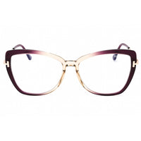 Tom Ford Women's Eyeglasses - Violet/Other Acetate Cat Eye Full Rim | FT5882-B 083 ,