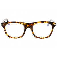 Tom Ford Men's Eyeglasses - Blonde Havana Acetate Square Full Rim Frame | FT5939-B 053 ,