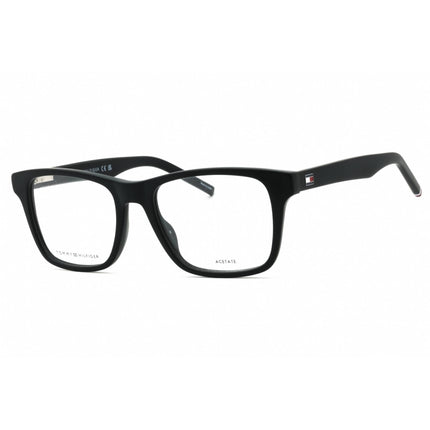 Tommy Hilfiger Men's Eyeglasses - Matte Black Plastic Square Frame | TH 1990 0003 00 ,