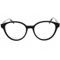 Tommy Hilfiger Women's Eyeglasses - Black Plastic Round Full Rim | TH 2007 0807 00 ,