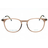 Tommy Hilfiger Men's Eyeglasses - Matte Brown Plastic Square Frame | TH 2022 04IN 00 ,
