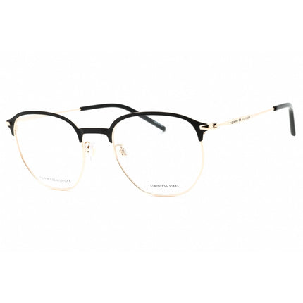 Tommy Hilfiger Men's Eyeglasses - Matte Black/Gold Geometric Frame | TH 2063/F 0I46 00 ,