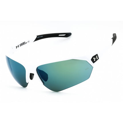 Under Armour Unisex Sunglasses - Black White Acetate Half Rim | UA 0001/G/S 0CCP V8 ,