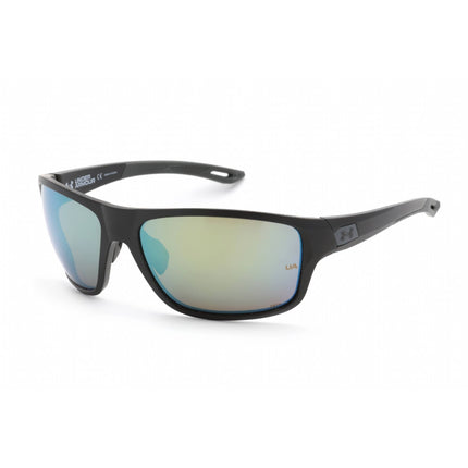 Under Armour Men's Sunglasses - Black Blue Rectangular Full Rim | UA 0004/S 00VK W1 ,