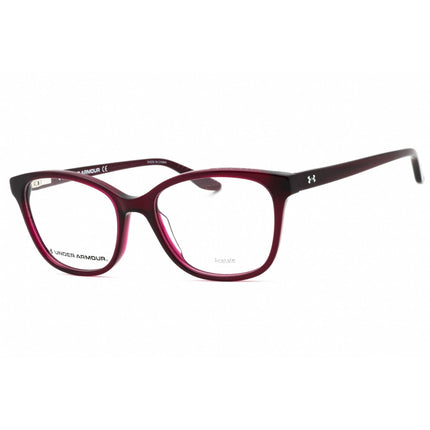Under Armour Women's Eyeglasses - Burgundy Crystal Plastic Cat Eye | UA 5013 0YKZ 00 ,