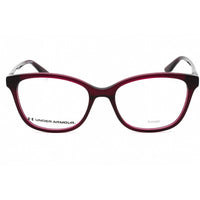 Under Armour Women's Eyeglasses - Burgundy Crystal Plastic Cat Eye | UA 5013 0YKZ 00 ,