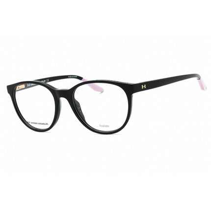 Under Armour Women's Eyeglasses - Black Plastic Round Full Rim Frame | UA 5020 0807 00 ,