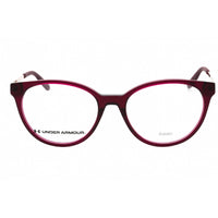 Under Armour Women's Eyeglasses - Crystal Red Round Full Rim Frame | UA 5028 06XQ ,