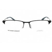 Under Armour Men's Eyeglasses - Matte Black Rectangular Half Rim | UA 5047/G 0003 00 ,