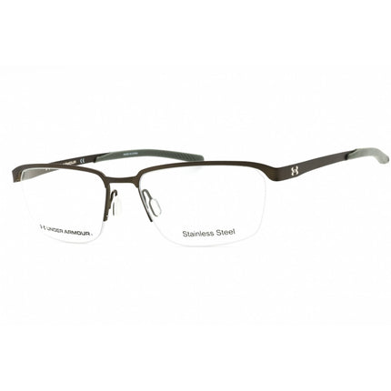 Under Armour Men's Eyeglasses - Grey Brown Rectangular Half Rim | UA 5051/G 0S05 00 ,