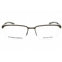 Under Armour Men's Eyeglasses - Grey Brown Rectangular Half Rim | UA 5051/G 0S05 00 ,