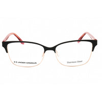 Under Armour Women's Eyeglasses - Black Red Rectangular Full Rim | UA 5054/G 0OIT 00 ,