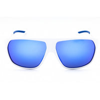Under Armour Unisex Sunglasses - Matte White Square Full Rim | UA DOMINATE 0WWK W1 ,
