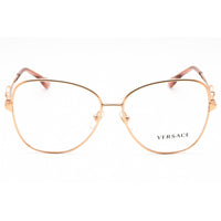 Versace Women's Eyeglasses - Rose Gold Metal Cat Eye Full Rim Frame | 0VE1289 1412 ,