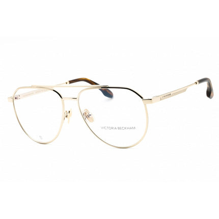 Victoria Beckham Women's Eyeglasses - Light Gold Aviator Full Rim Frame | VB2133 715 ,
