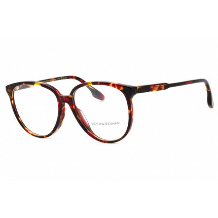 Victoria Beckham Women's Eyeglasses - Havana Red Round Full Rim Frame | VB2619 609 ,