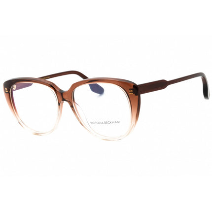 Victoria Beckham Women's Eyeglasses - Brown/Rose Acetate Cat Eye Frame | VB2620 239 ,