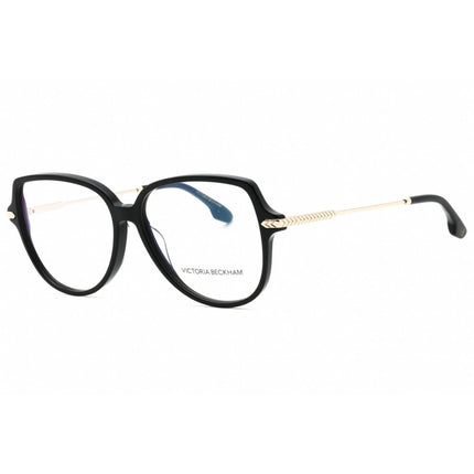 Victoria Beckham Women's Eyeglasses - Black Metal Cat Eye Full Rim Frame | VB2625 001 ,