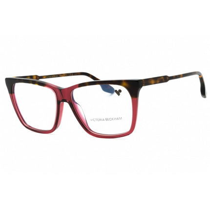 Victoria Beckham Women's Eyeglasses - Havana/Rust Acetate Square Frame | VB2631 229 ,