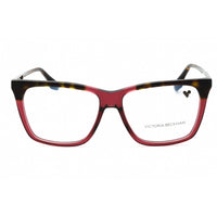 Victoria Beckham Women's Eyeglasses - Havana/Rust Acetate Square Frame | VB2631 229 ,