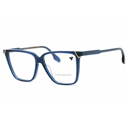 Victoria Beckham Women's Eyeglasses - Navy Acetate Square Full Rim Frame | VB2633 414 ,