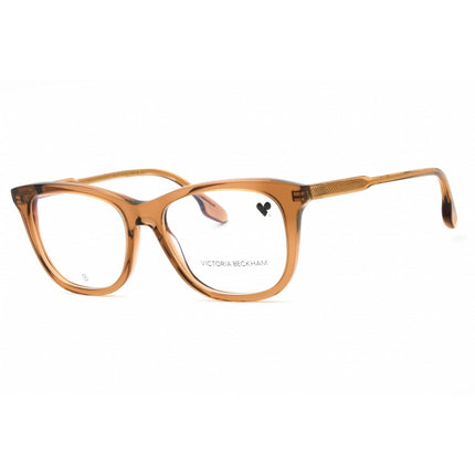Victoria Beckham Women's Eyeglasses - Brown Acetate Square Full Rim Frame | VB2649 203 ,