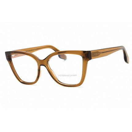 Victoria Beckham Women's Eyeglasses - Caramel Injected Propionate Cat Eye | VB2652 240 ,