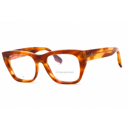 Victoria Beckham Women's Eyeglasses - Striped Blonde Havana Acetate Frame | VB2660 223 ,