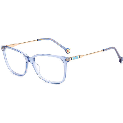 Carolina Herrera Women's Eyeglasses - Azure Acetate/Metal Square Frame | CH 0072 0MVU ,