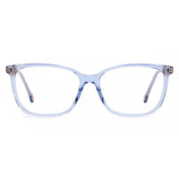 Carolina Herrera Women's Eyeglasses - Azure Acetate/Metal Square Frame | CH 0072 0MVU ,