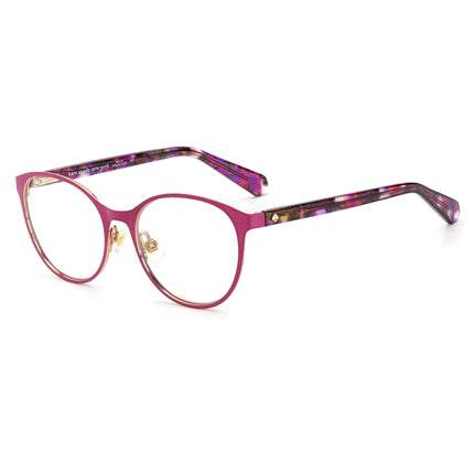 Kate Spade Women's Eyeglasses - Pink Metal Cat Eye Shape Full Rim Frame | CARPI 035J ,