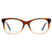 Missoni Women's Eyeglasses - Brown Horn Plastic Square Full Rim Frame | MIS 0090 0EX4 ,