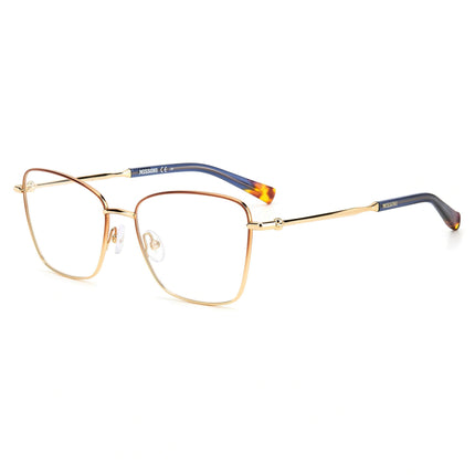 Missoni Women's Eyeglasses - Brown Shaded Pink Metal Cat Eye Frame | MIS 0099 059I ,