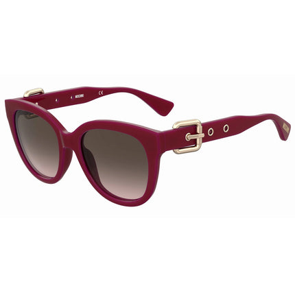 Moschino Women's Sunglasses - Red Plastic Cat Eye Full Rim Frame | MOS143/S 0C9A/HA ,