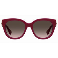 Moschino Women's Sunglasses - Red Plastic Cat Eye Full Rim Frame | MOS143/S 0C9A/HA ,