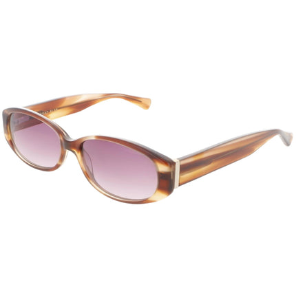Chadalan Unisex Sunglasses - Pink Gradient Lens Oval Full Rim Frame | BETH-BLD/TORT ,