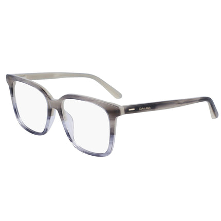 Calvin Klein Women's Eyeglasses - Striped Grey Plastic Square 53mm Frame | CK22540 023 ,