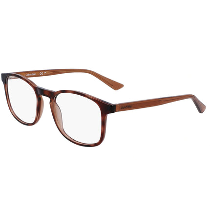 Calvin Klein Men's Eyeglasses - Havana Plastic Square Full Rim Frame | CK23517 240 ,