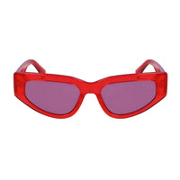 Calvin Klein Jeans Women's Sunglasses - Red Plastic Cat Eye Full Rim | CKJ23603S 600 ,