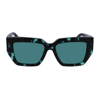 Calvin Klein Jeans Women's Sunglasses - Green Havana Butterfly Frame | CKJ23608S 237 ,