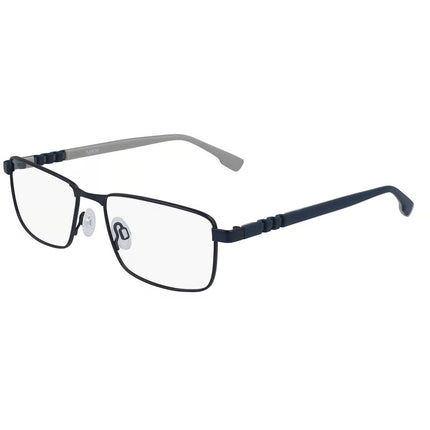 Flexon Men's Eyeglasses - Navy Titanium Rectangular Shape Full Rim Frame | E1136 412 ,