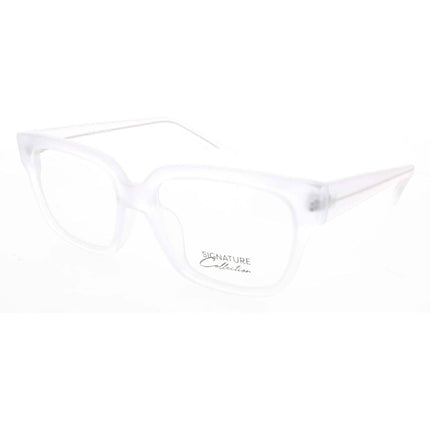 Signature Unisex Eyeglasses - Matte Crystal Plastic Frame | S7027 MatteCrystal 54 ,