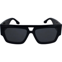 Victoria Beckham Women's Sunglasses - Black Plastic Browline Full Rim | VB651S 001 ,