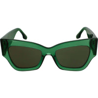 Victoria Beckham Women's Sunglasses - Transparent Green Cat Eye Frame | VB662S 300 ,
