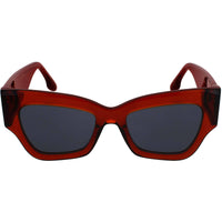 Victoria Beckham Women's Sunglasses - Transparent Red/Brown Full Rim | VB662S 610 ,