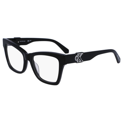 Calvin Klein Jeans Women's Eyeglasses - Black Acetate Cat Eye Frame | CKJ23646 001 ,